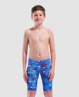 Chlapecké závodní plavky arena Powerskin ST NEXT LE Jammer JR  Splashy Multicolor

