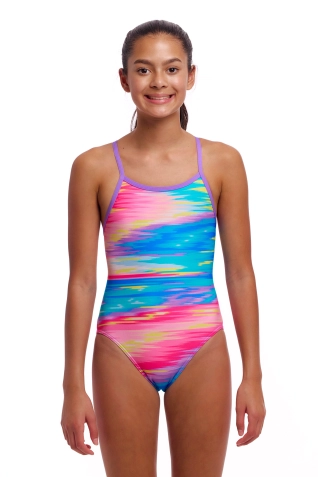 Girl´s Single Strap One Piece Tropic Wash


