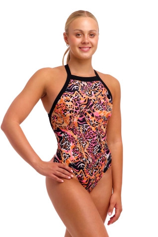 Ladies Sky Hi One Piece Tipsy Tiger