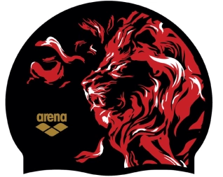 Plavecká čepice arena Unisex Print 2 Swim Cap Indomitus
