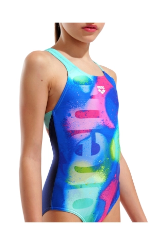 Dívčí plavky Arena SPRAY PAINT SWIM PRO BACK