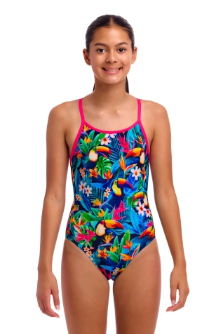 Girls Diamond Back One Piece Birdie Wordie