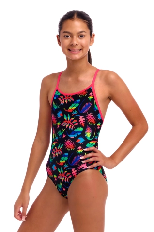 Girls Diamond Back One Piece Lost Leaf