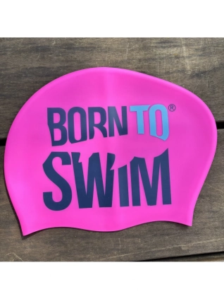 Plavecká silikonová čepice RŮŽOVÁ Plavecká silikonová čepice RŮŽOVÁ BornToSwim® pro dlouhé