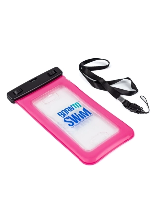 Voděodolný plovoucí obal na mobil BornToSwim® - Růžový
