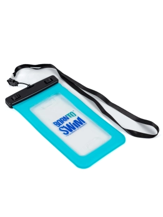 Voděodolný plovoucí obal na mobil BornToSwim® - Tyrkysový