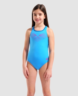 Dívčí plavky Arena Swimsuit Swim Pro Back Turquoise-Blue Cosmo
