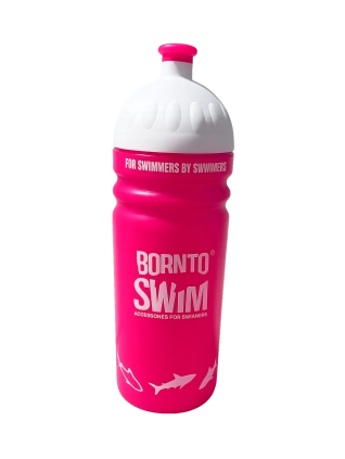 Sportovní láhev BornToSwim® - Malinová/bílá