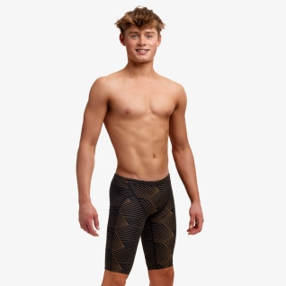 Chlapecké tréninkové plavky Funky Trunks  Jammers - Gold Weaver
