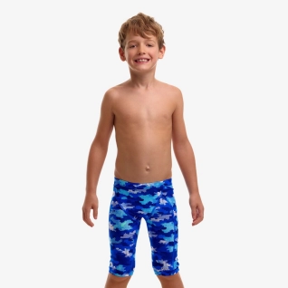 Chlapecké plavky Funky Trunks Toodler Boys Miniman Training Jammers - Clean Marine
